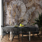 Wall Mural Leaves Honey Plumes