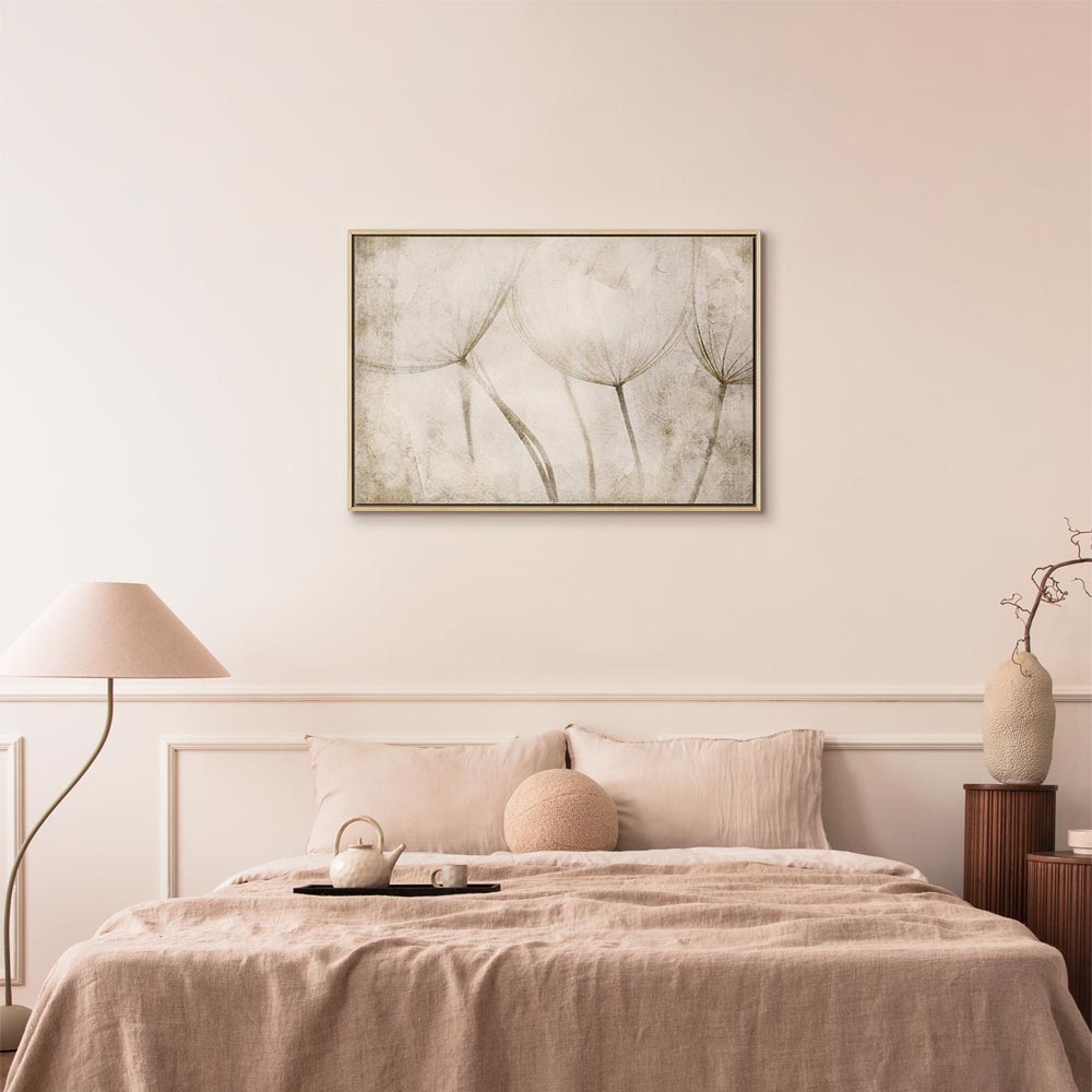 Dandelion Meadow Peaceful Canvas Print