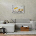 Floral Nature Texture Wide Canvas Print