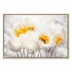 Floral Nature Texture Wide Canvas Print