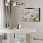 Floral Nature Texture Wide Canvas Print