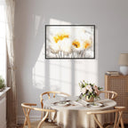 Floral Nature Texture Wide Canvas Print