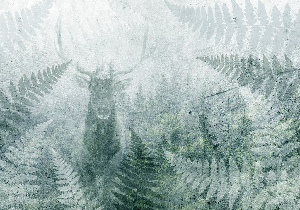 Wall Mural Deer in Ferns