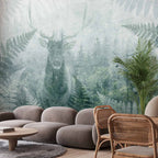 Wall Mural Deer in Ferns