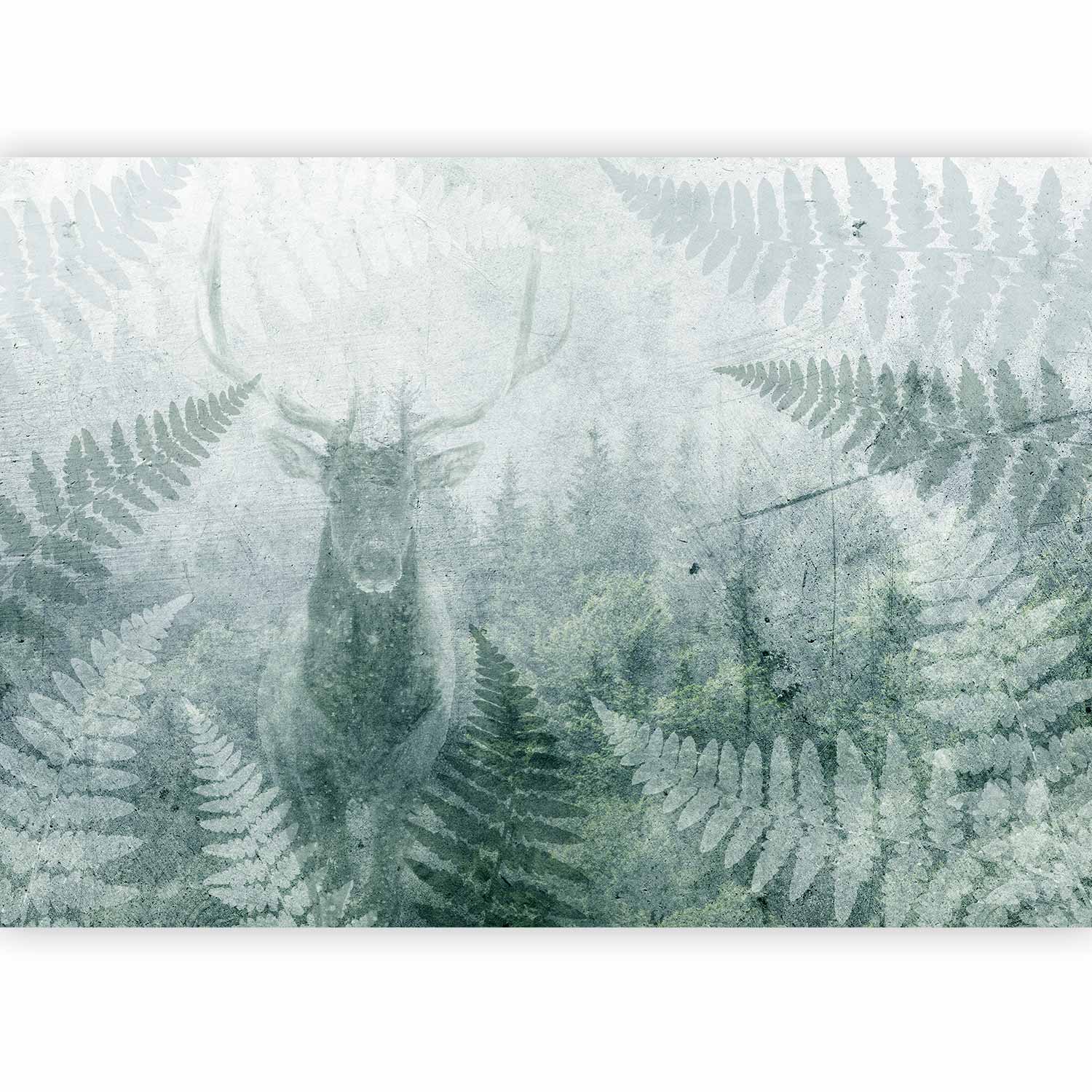 Wall Mural Deer in Ferns