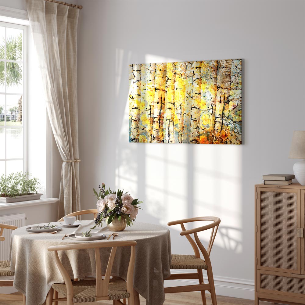 Summer Forest Landscape Canvas Print