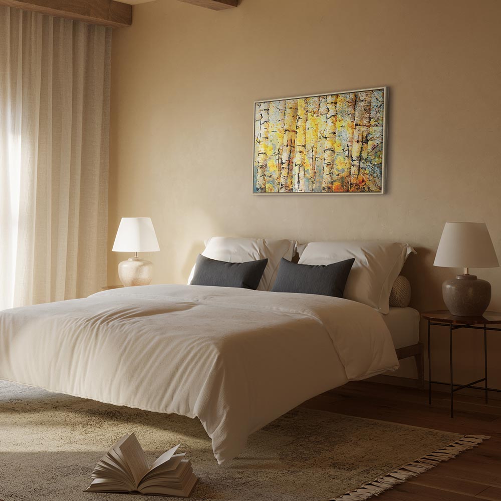 Summer Forest Landscape Canvas Print