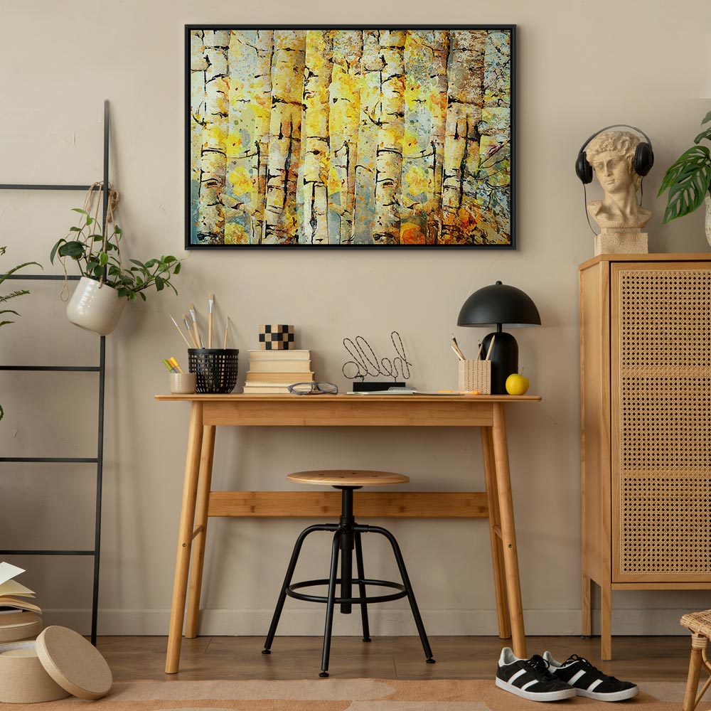 Summer Forest Landscape Canvas Print