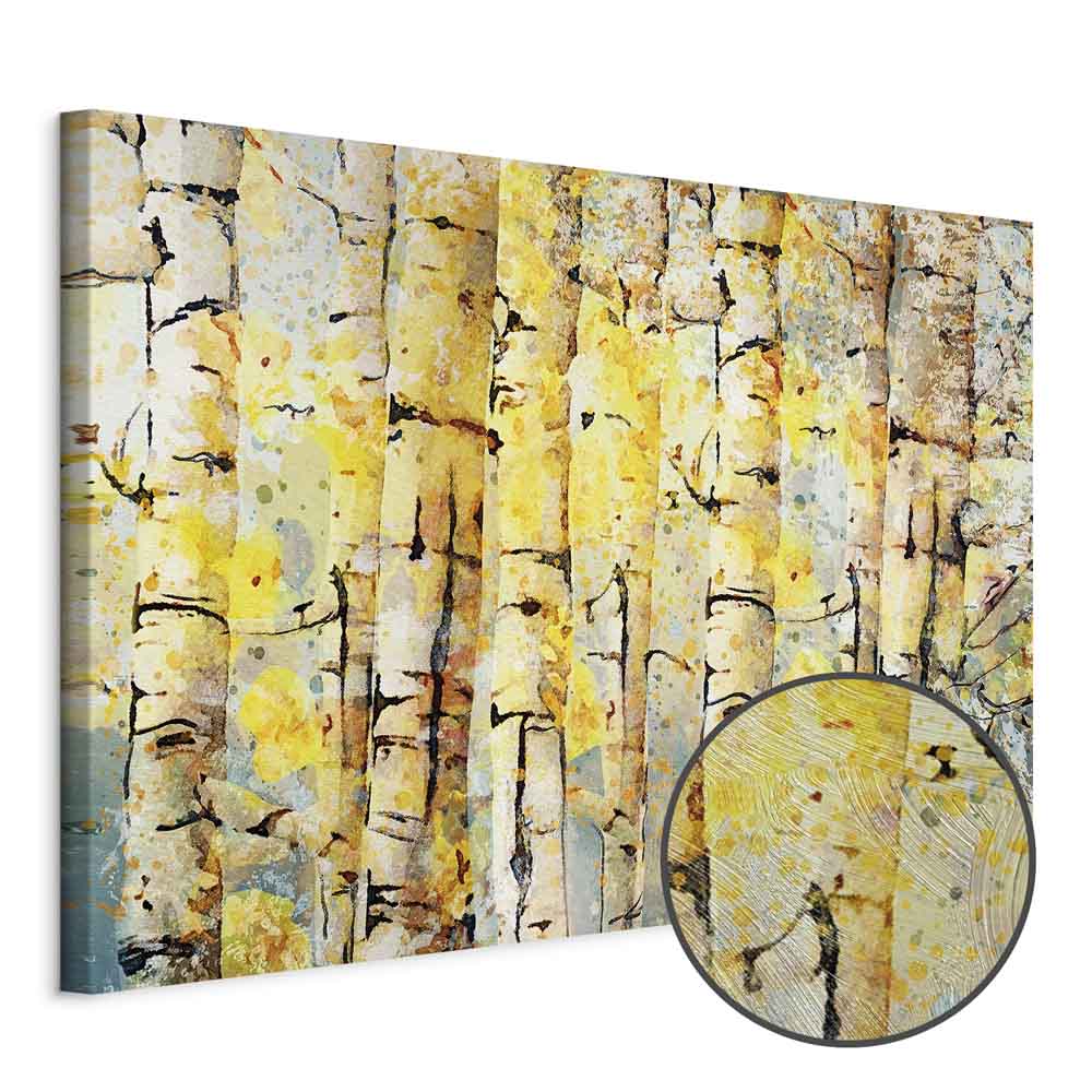 Summer Forest Landscape Canvas Print