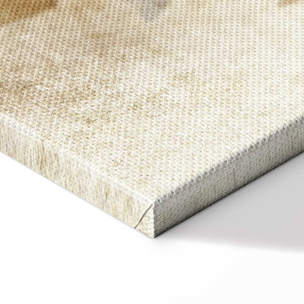 Watercolor Nature Leaves Texture Canvas Print