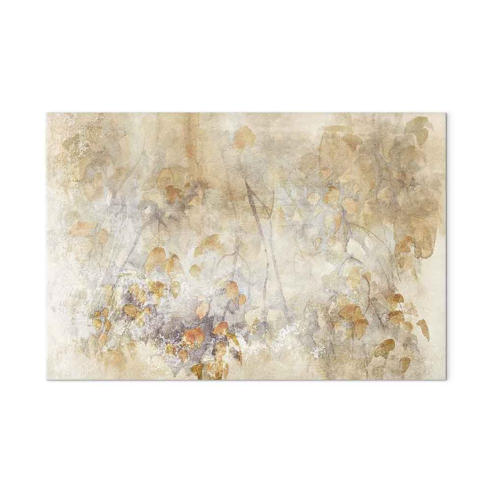 Watercolor Nature Leaves Texture Canvas Print