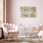 Watercolor Nature Leaves Texture Canvas Print