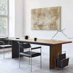 Watercolor Nature Leaves Texture Canvas Print