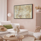 Watercolor Nature Leaves Texture Canvas Print