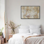 Watercolor Nature Leaves Texture Canvas Print