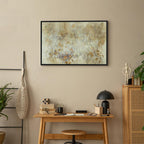 Watercolor Nature Leaves Texture Canvas Print