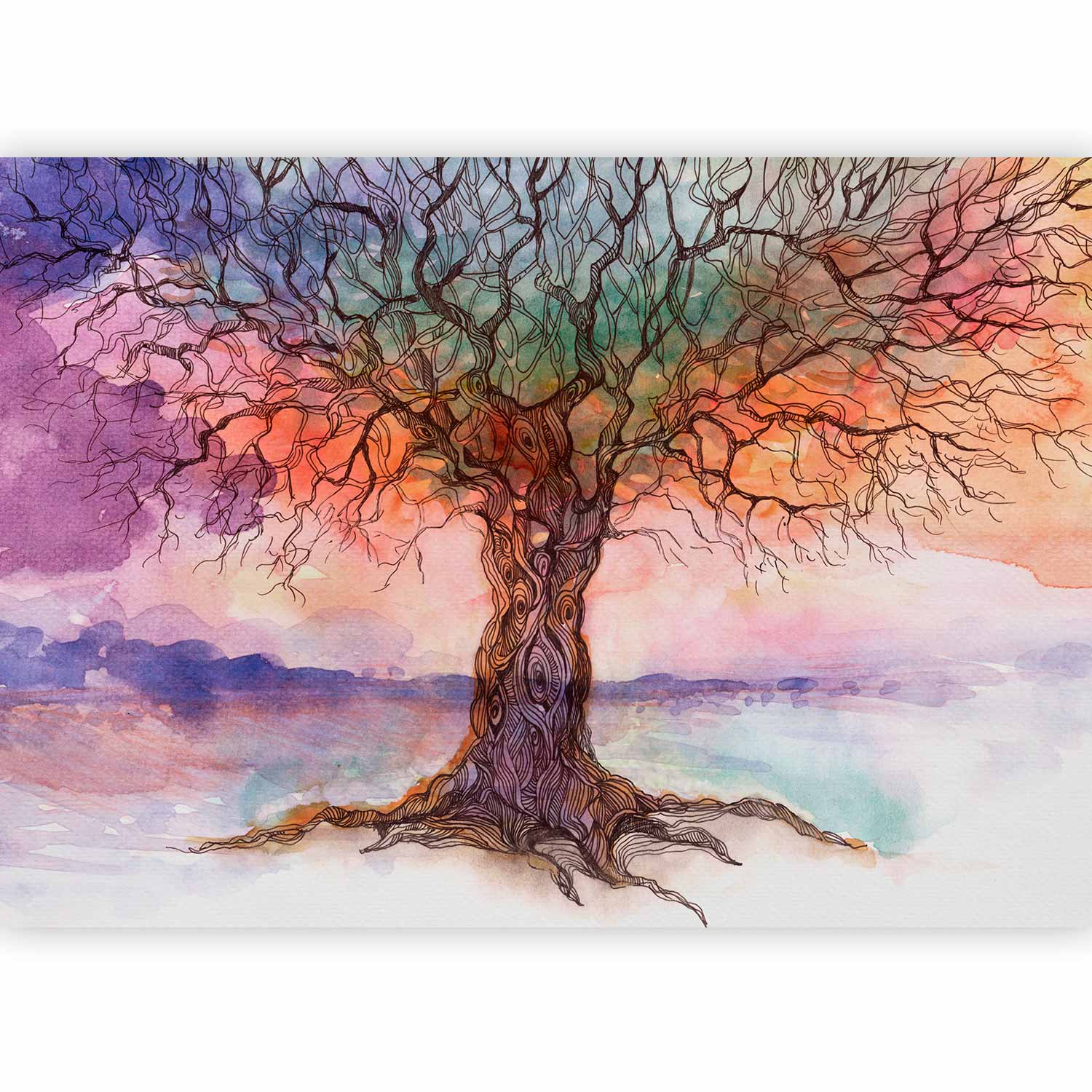 Wall Mural - Colorful nature stories