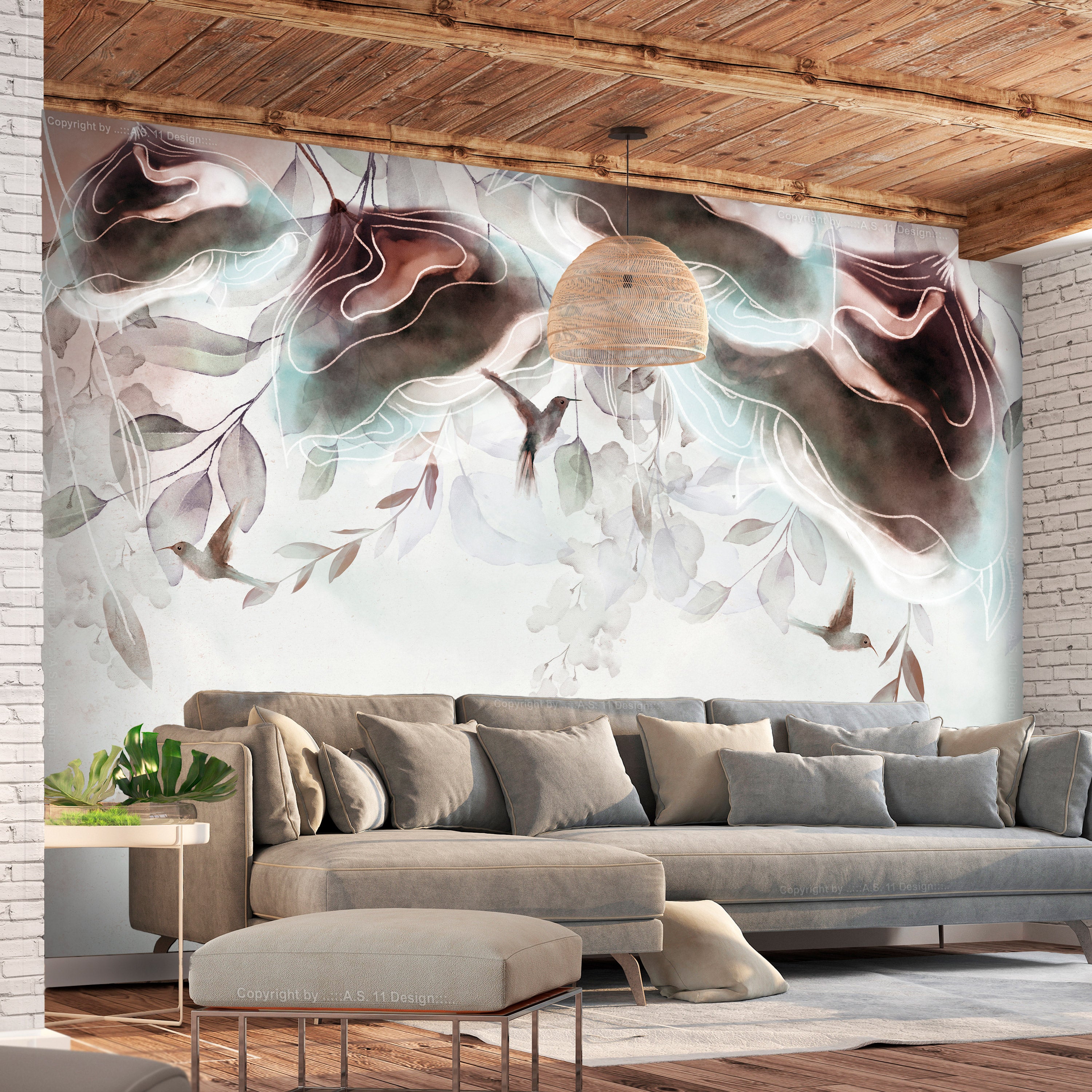 Wall Mural - Magic dream (Flowers)
