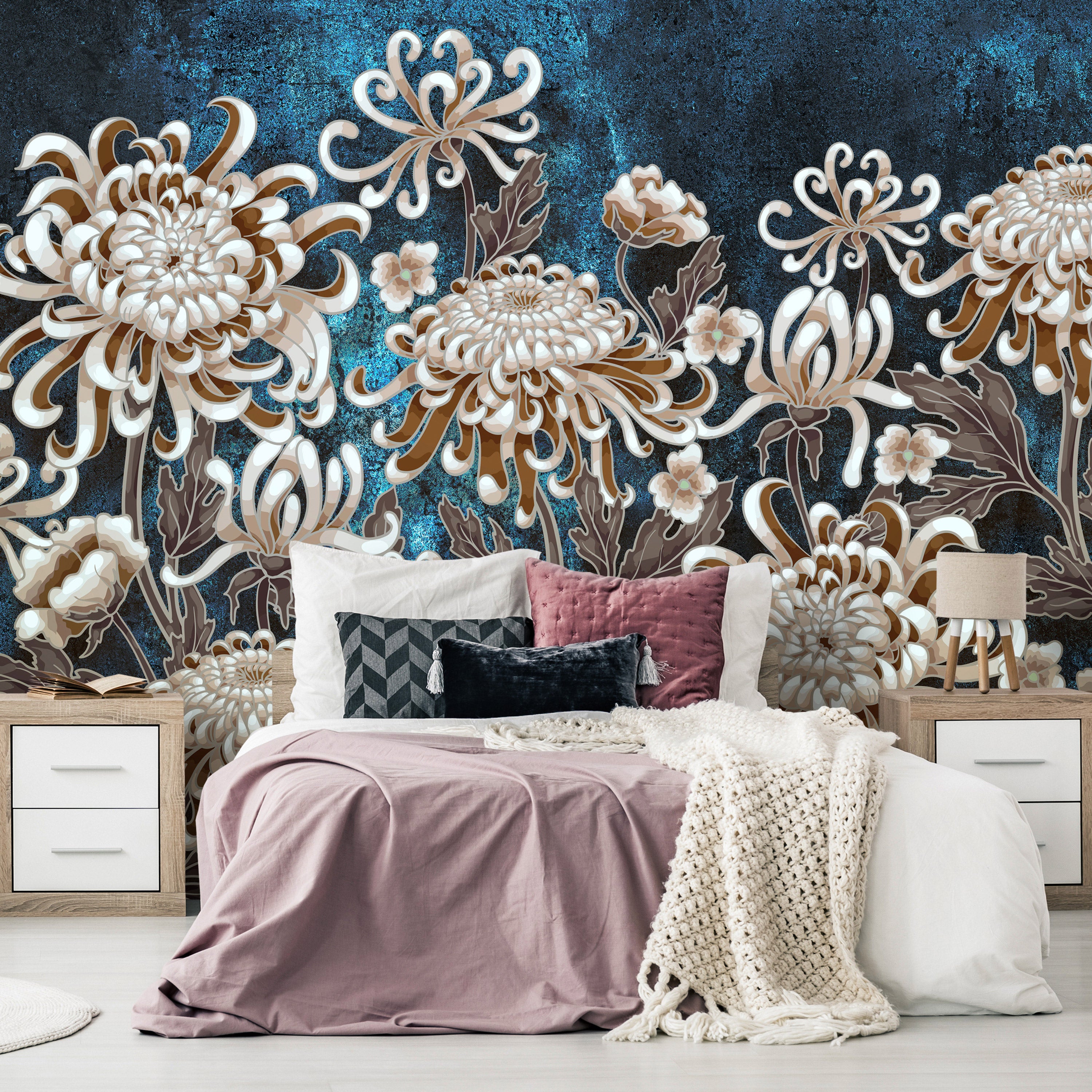 Wall Mural Sea Flowers