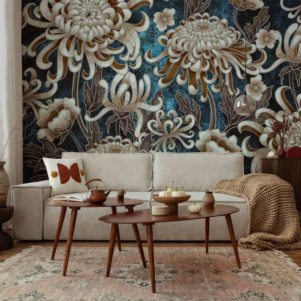 Wall Mural Sea Flowers