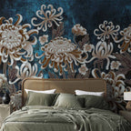 Sea Flowers Floral Wall Mural