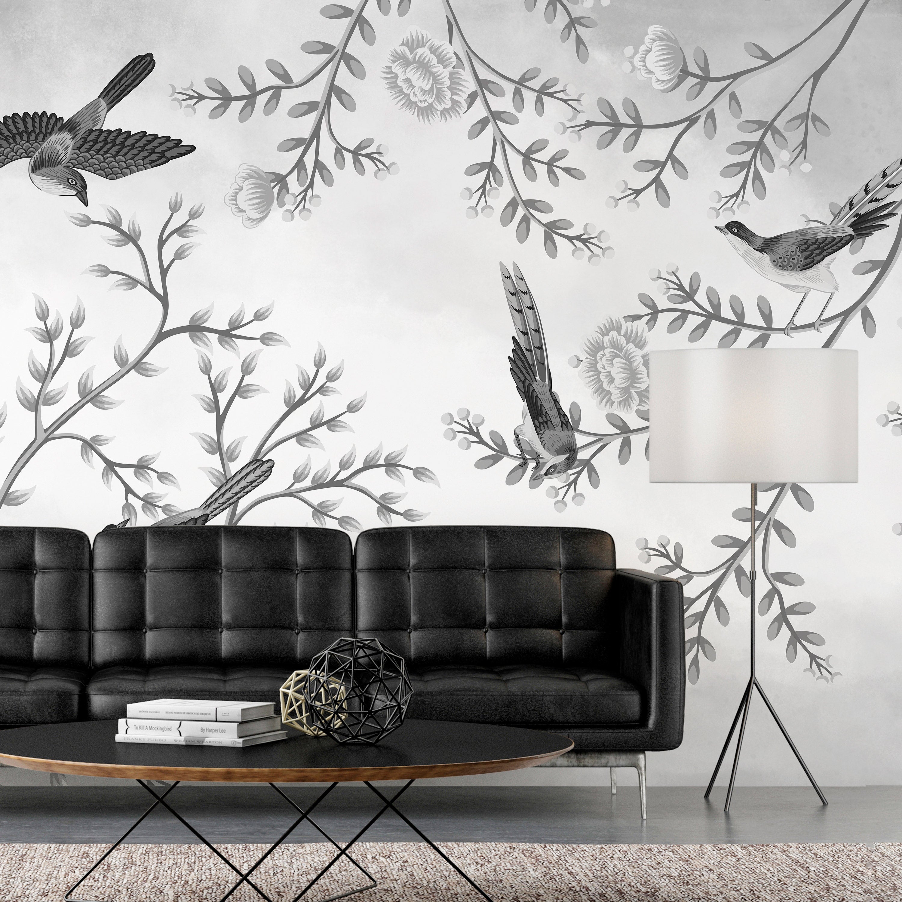 Wall Mural Birds in the Garden - Third Variant