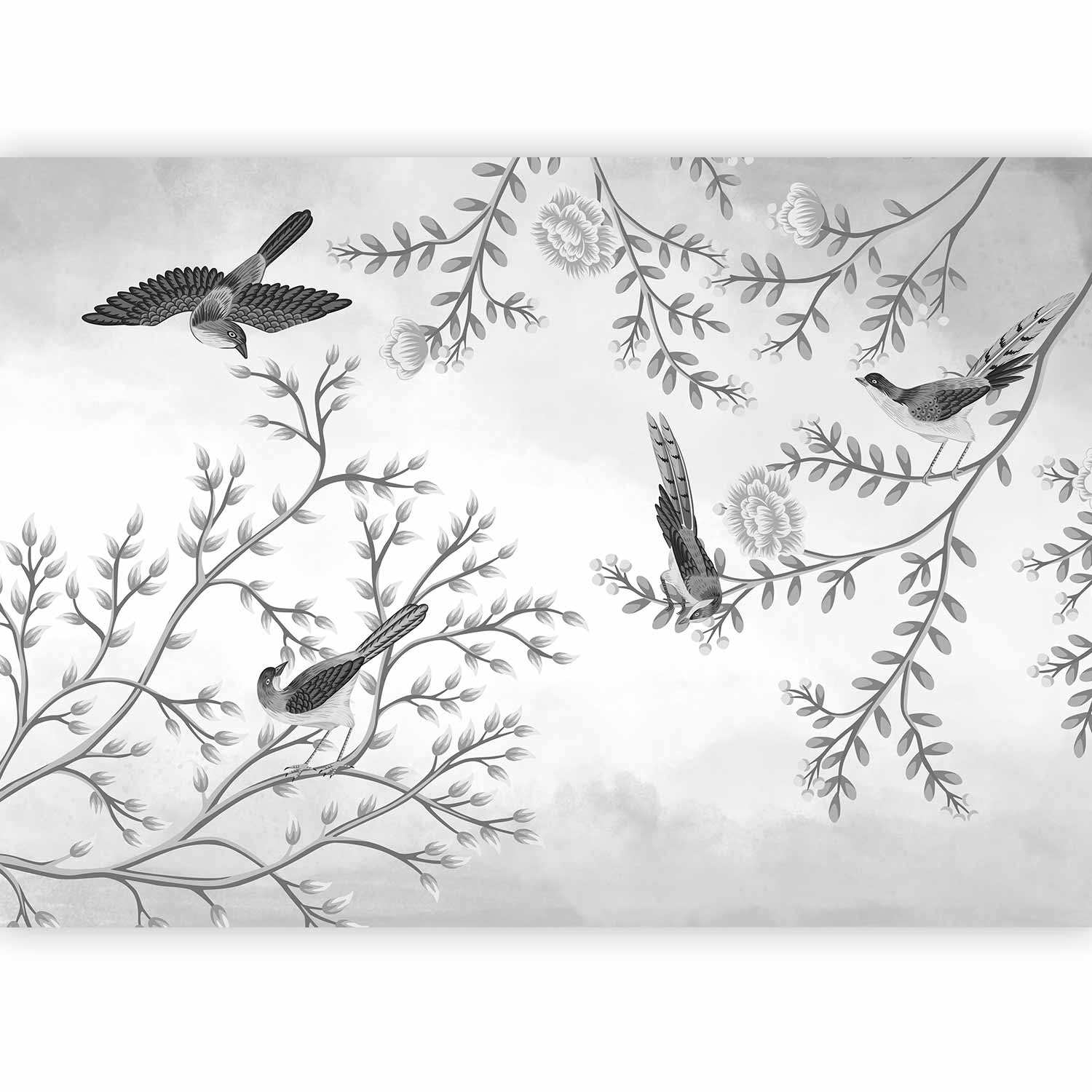 Wall Mural Birds in the Garden - Third Variant