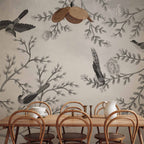 Wall Mural Birds in the Garden - Third Variant