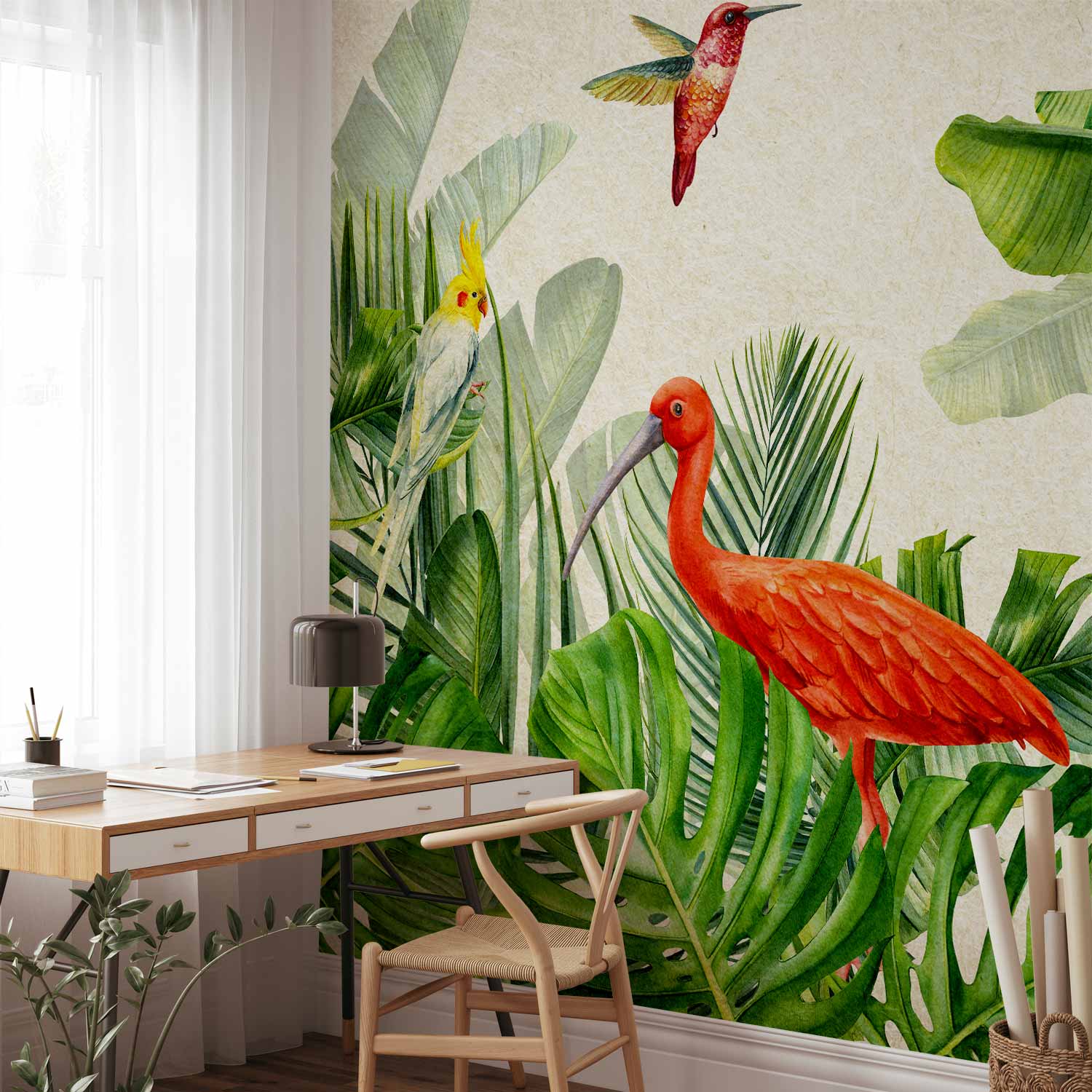 Wall Mural - Exotic Birds