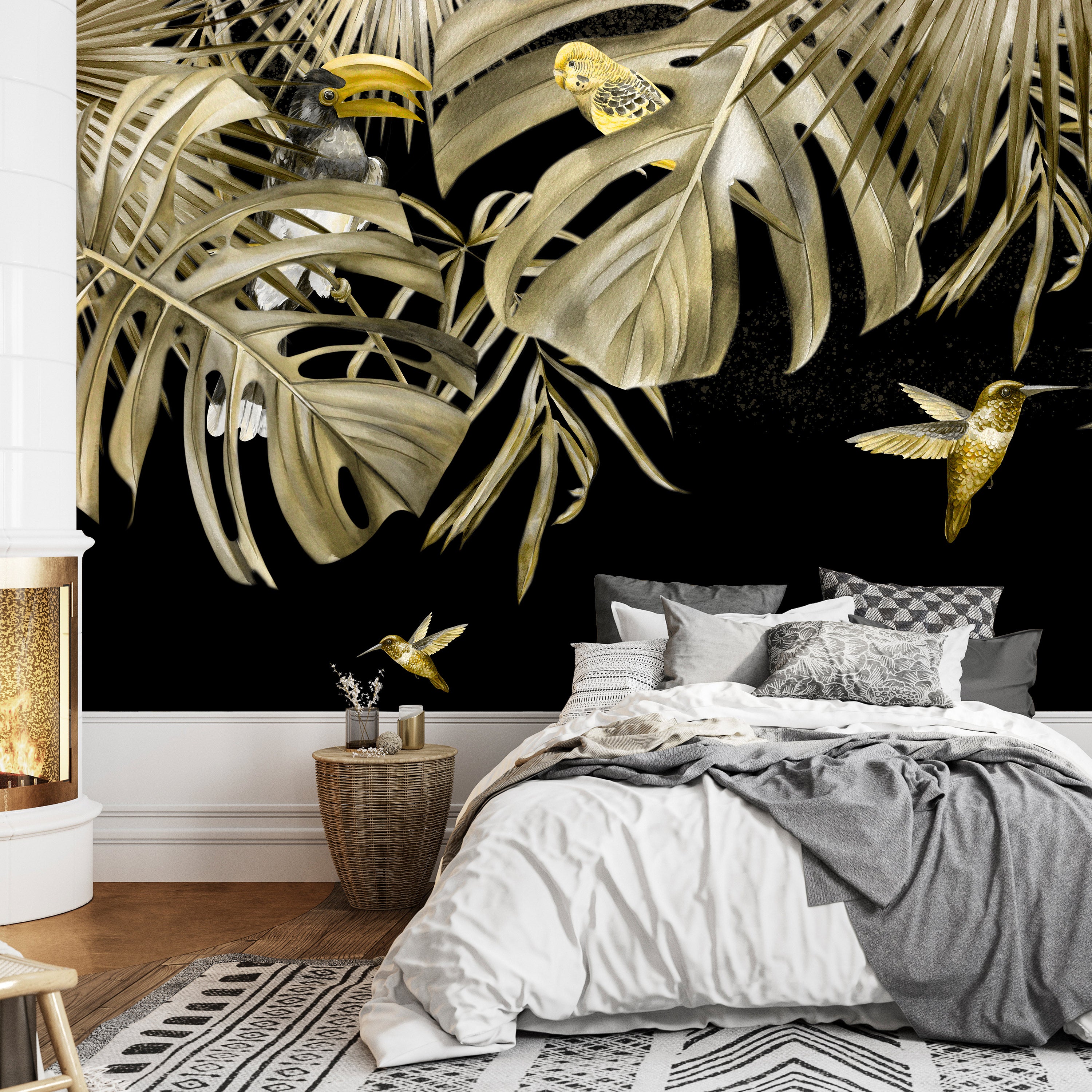 Colorful Paradise Wall Mural - Animals