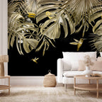 Farbenfrohes Paradies-Wandbild – Tiere