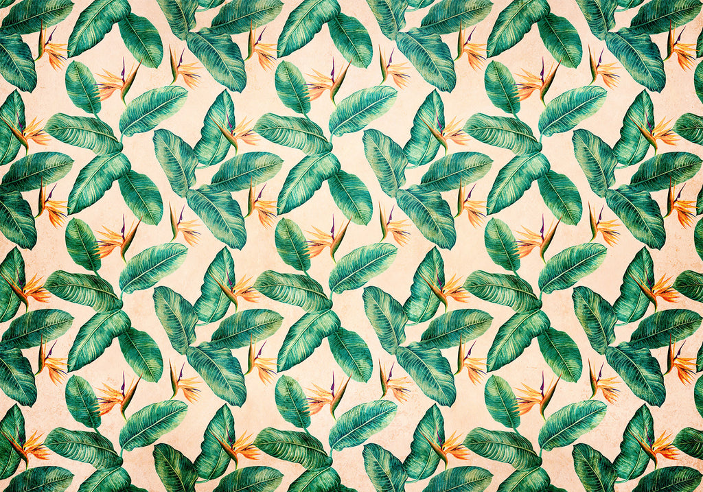 Wall Mural Leaves Artwork - Multicoloured Nature Design