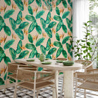 Wild Bushes Green Nature Wall Mural