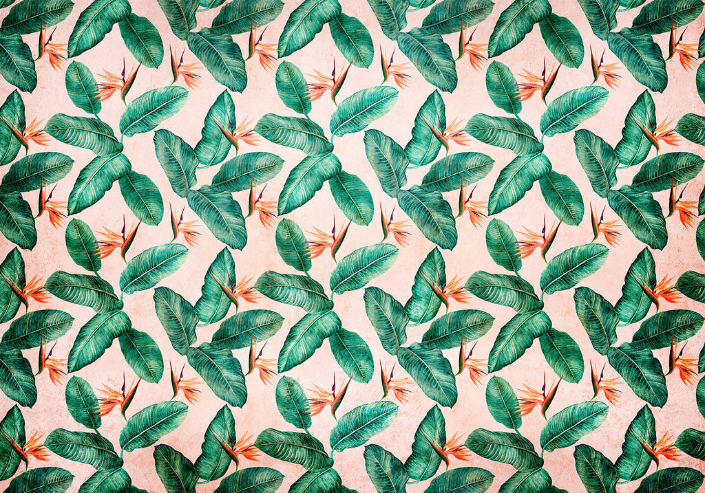 Wall mural Leaves Peace of Wild Bushes