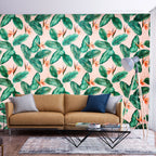 Wall mural Leaves Peace of Wild Bushes