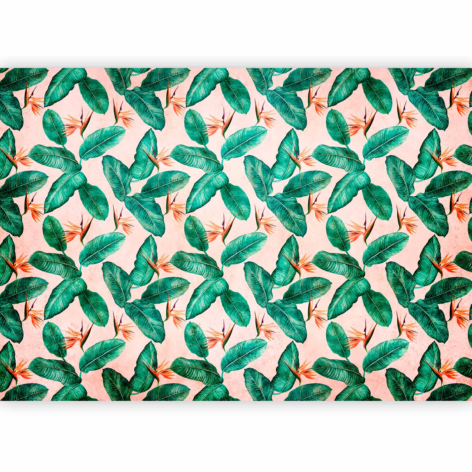 Wall mural Leaves Peace of Wild Bushes