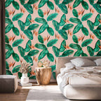 Wall mural Leaves Peace of Wild Bushes