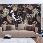 Wall Mural Exotic Postcard Leaves