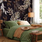 Tropical Leaves Exotic Postcard Wall Mural