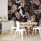 Tropical Leaves Exotic Postcard Wall Mural