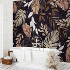 Tropical Leaves Exotic Postcard Wall Mural
