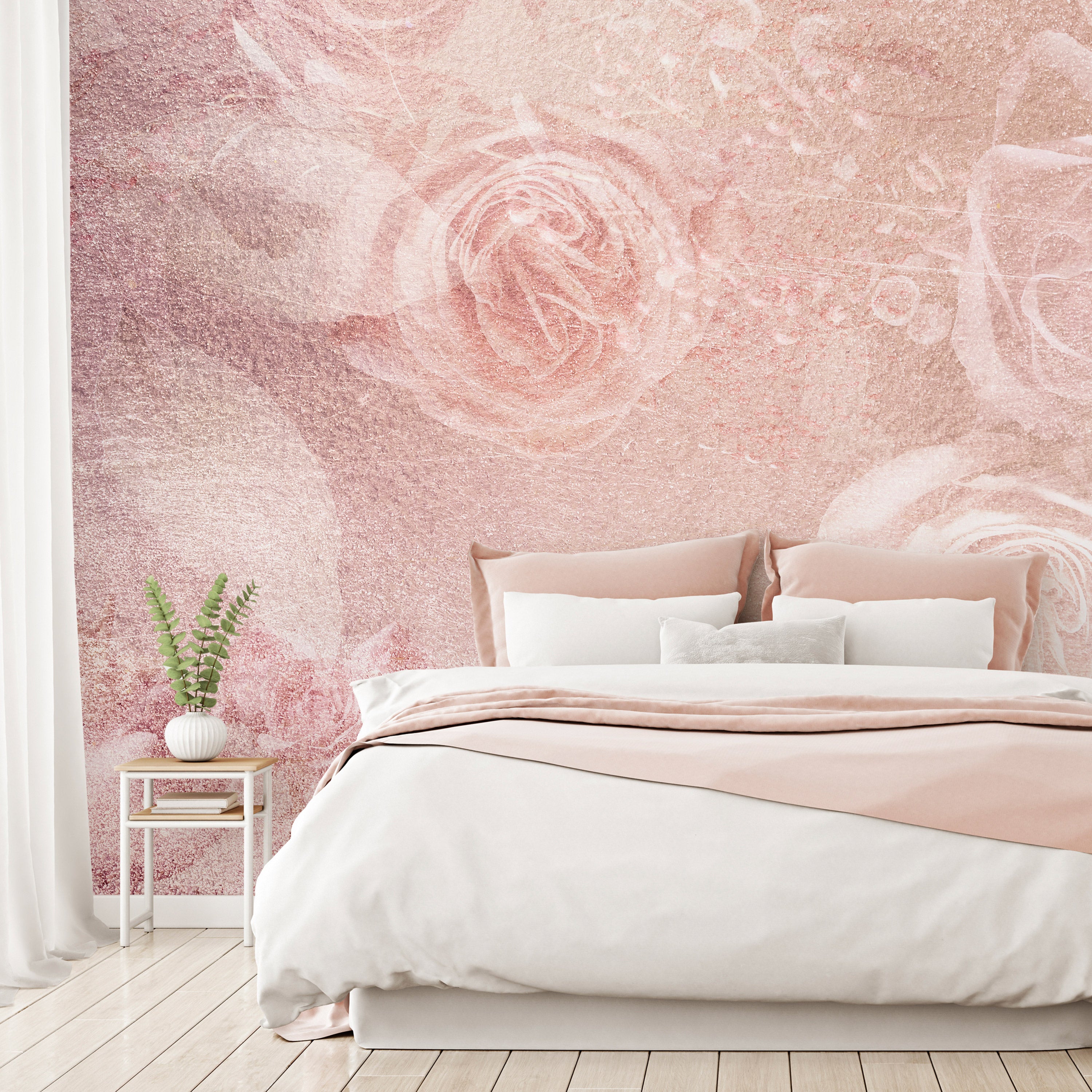 Wall Mural Leaves - Romantic Days