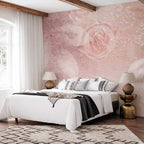 Romantic Floral Abstract Wall Mural