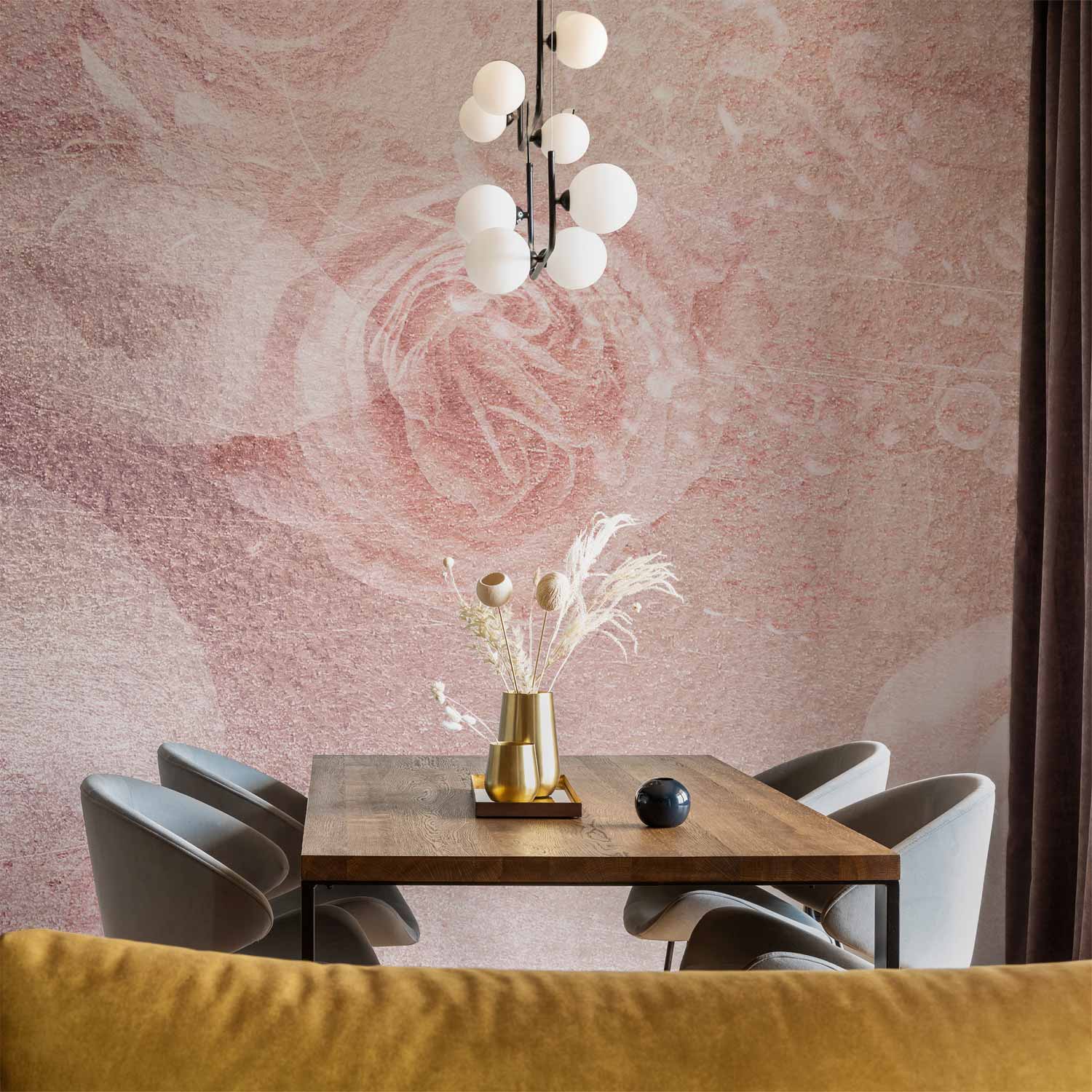 Wandbild Blätter - Romantische Tage