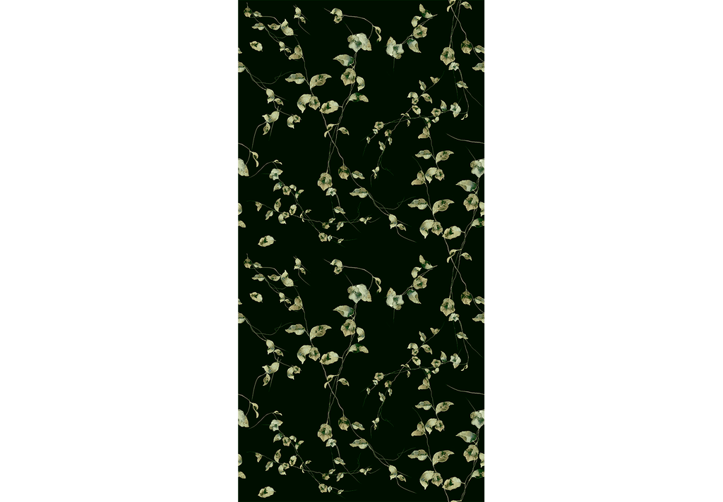 Wallpaper Leaves Evening Harmony - Modern Leaf Pattern