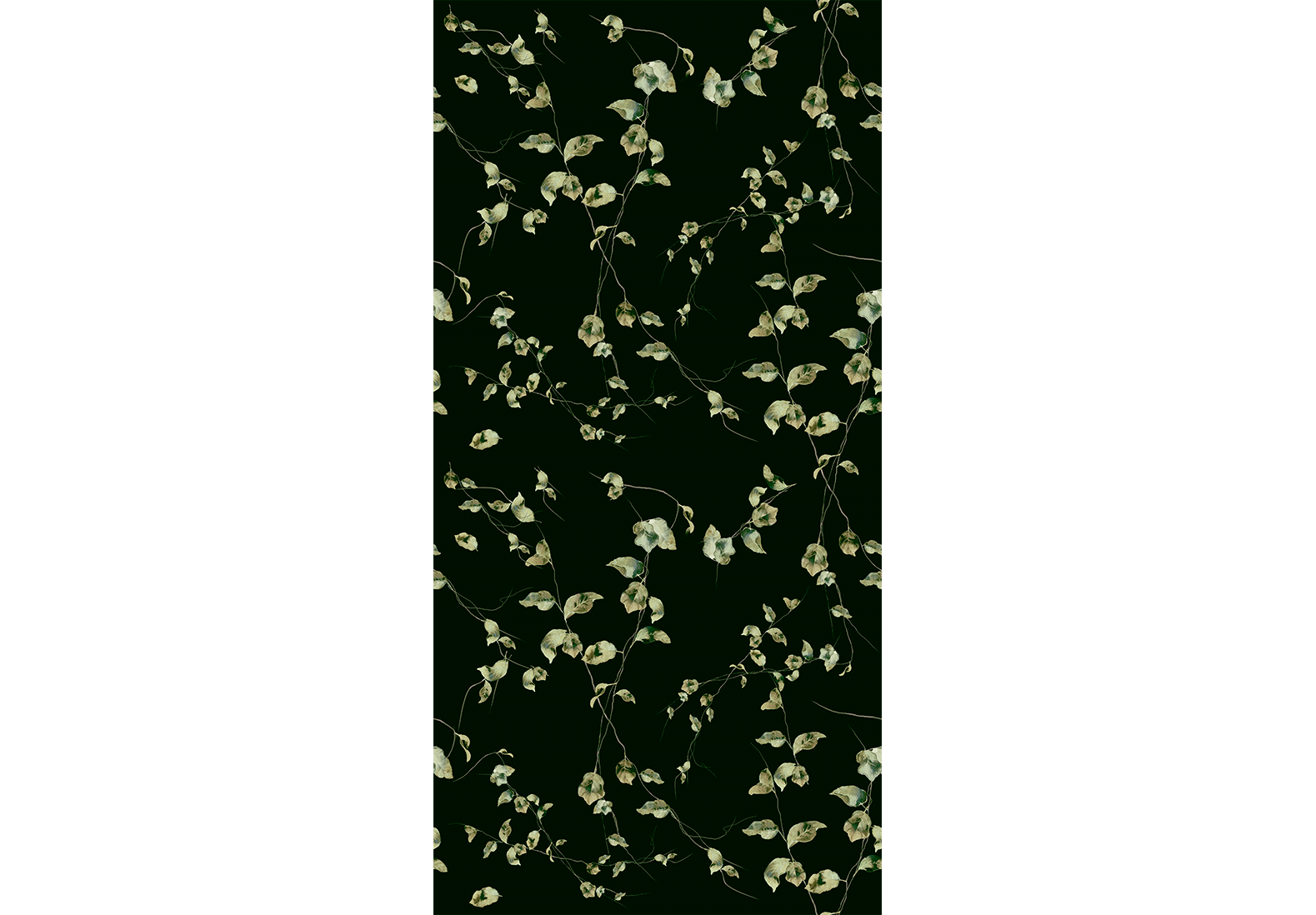 Wallpaper Leaves Evening Harmony - Modern Leaf Pattern