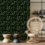 Wallpaper Leaves Evening Harmony - Modern Leaf Pattern