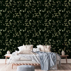 Evening Floral Leaves Nature Wallpaper