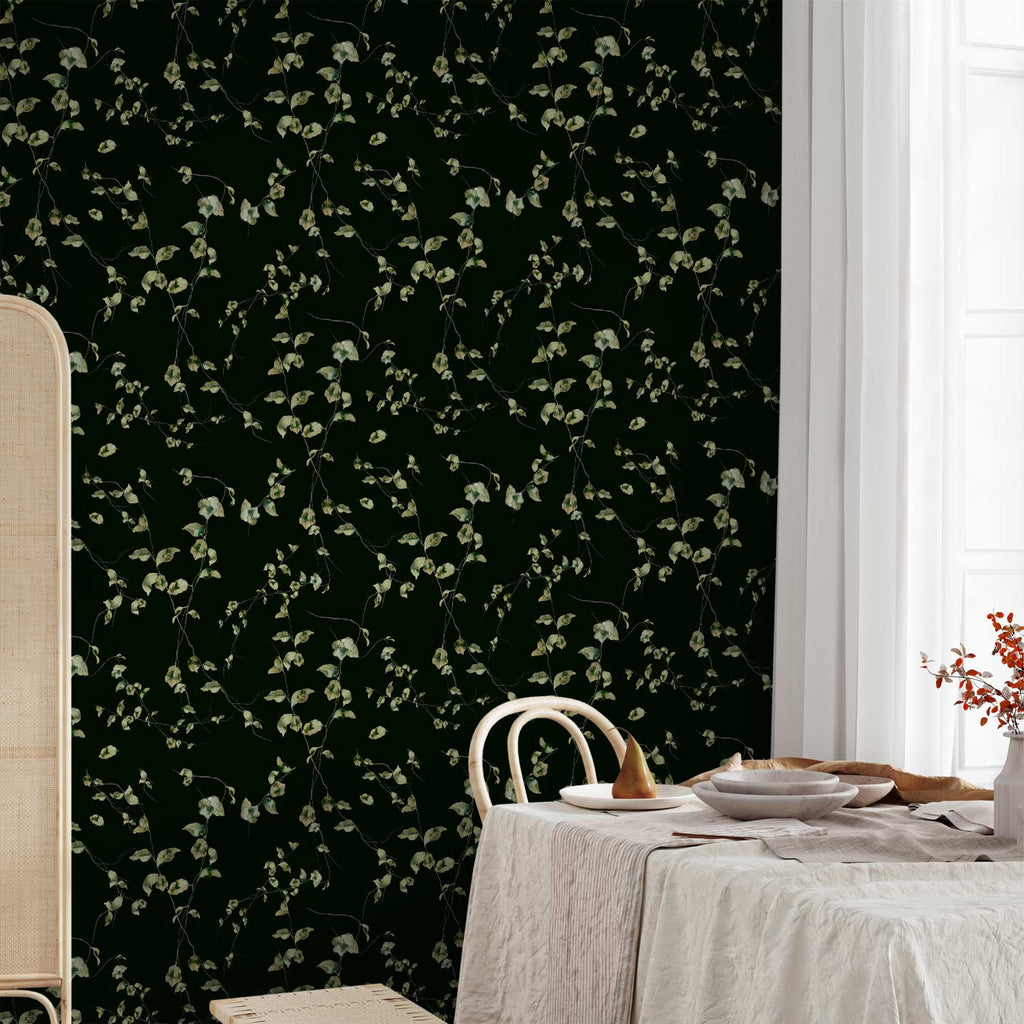 Evening Floral Leaves Nature Wallpaper