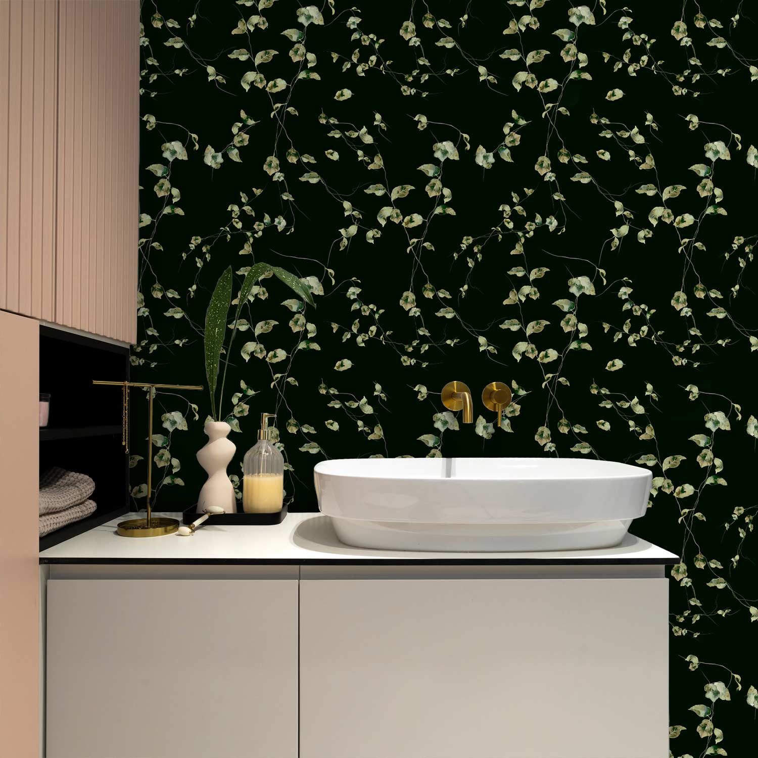 Evening Floral Leaves Nature Wallpaper